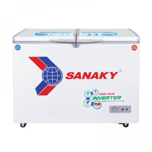 Tủ đông Sanaky VH-2899W3 220 lít, 2 ngăn inverter dàn đồng