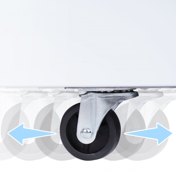 Tủ gắn bánh xe chịu lực giúp tủ di chuyển dễ dàng
