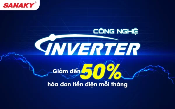 Công nghệ Inverter siêu tiết kiệm điện năng trên tủ đông Sanaky
