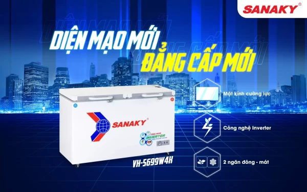 Tủ đông Sanaky VH-5699W4K
