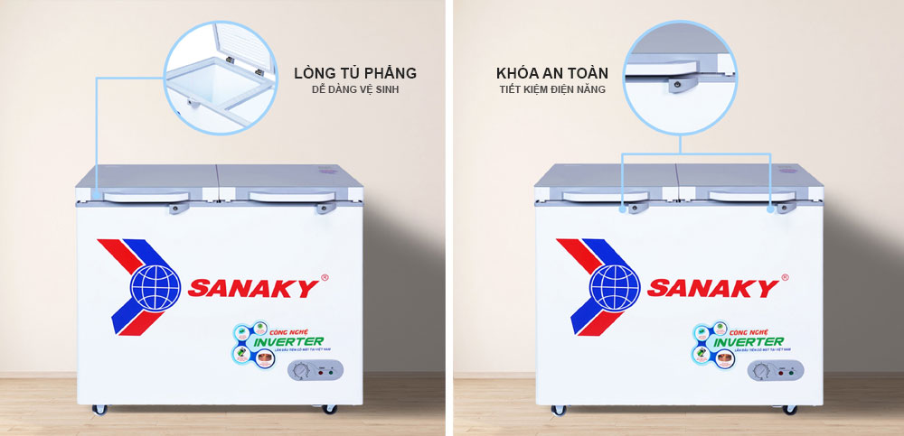 Khóa an toàn tủ đông sanaky vh-2899a4k