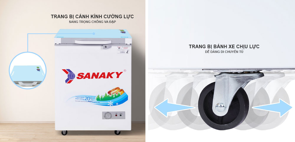 Mặt kính cường lực tủ sanaky vh-1599hykd