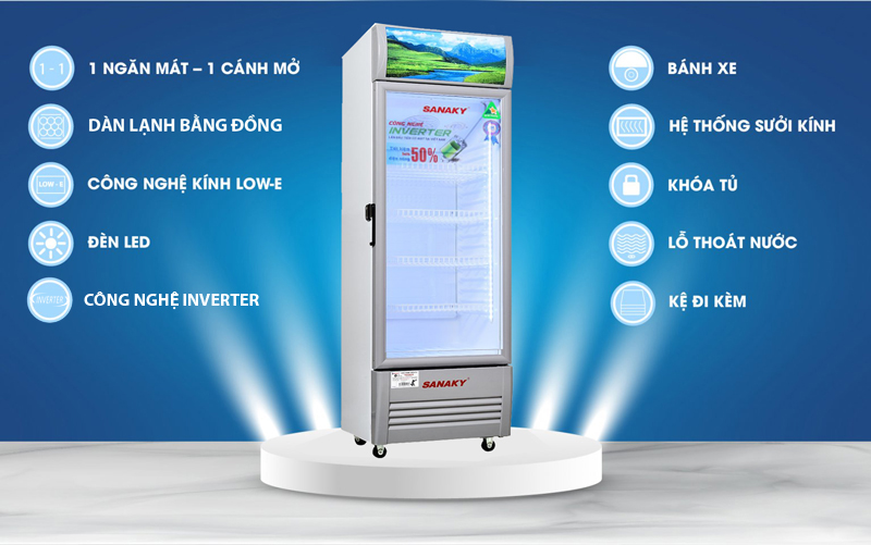 Tính năng nổi bật của Tủ mát Sanaky VH-4089K3