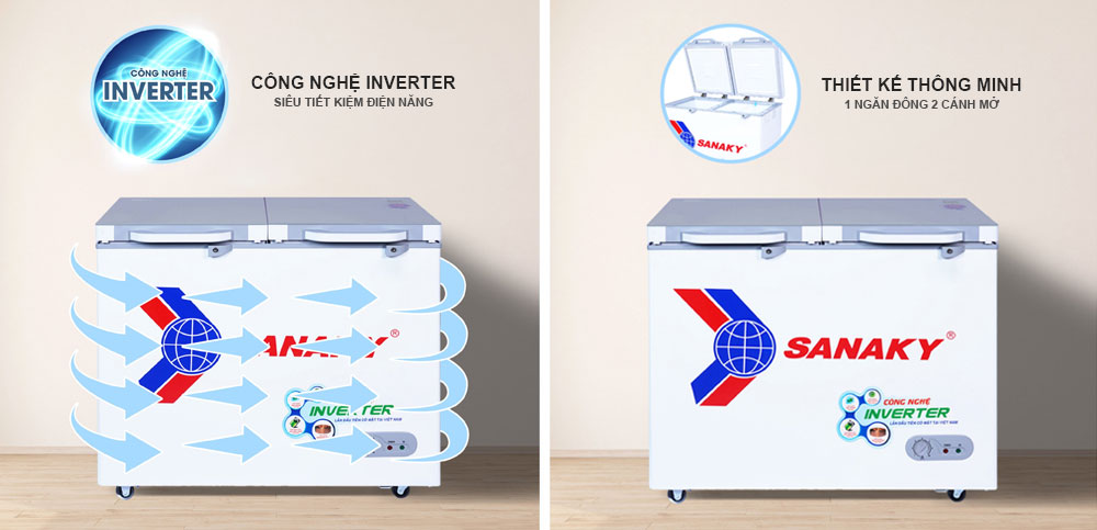 Tủ đông công nghệ Inverter vh-2599a4k