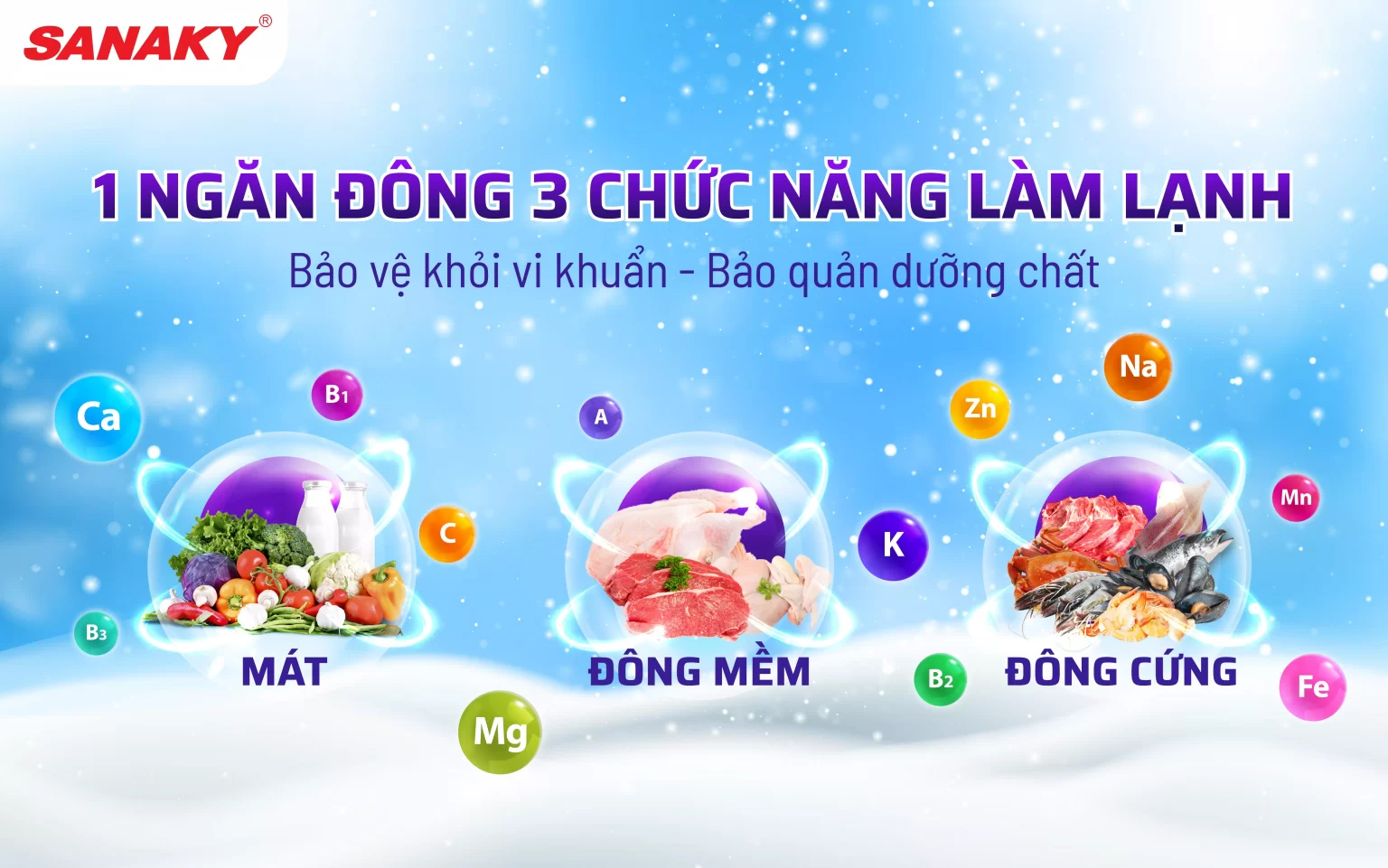 Tủ đông Sanaky VH-1799HY3 1500 lít