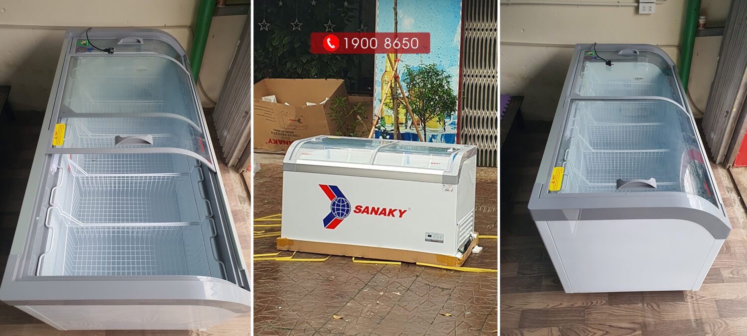 Hình ảnh thực tế tủ đông Sanaky VH-888KA 500 lít