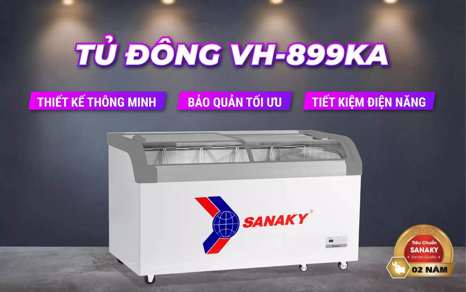 Tủ Đông Sanaky VH-899KA 500 lít