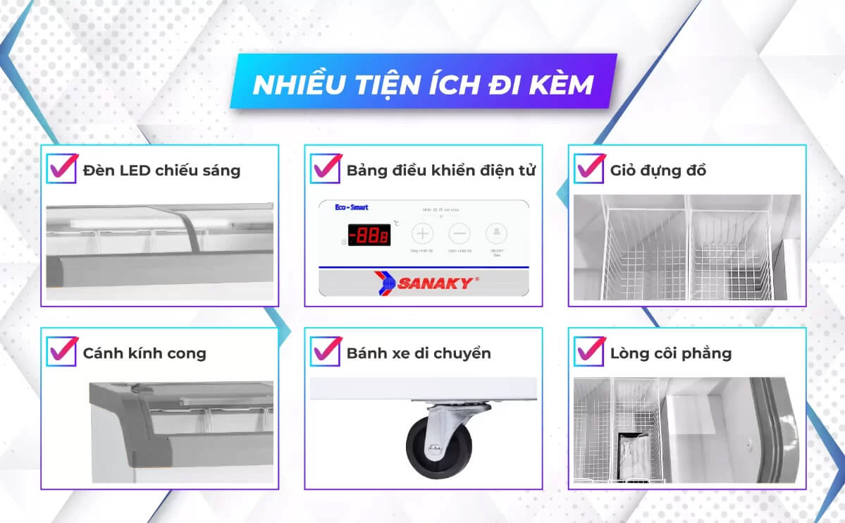 Tủ Đông Sanaky VH-899KA 500 lít