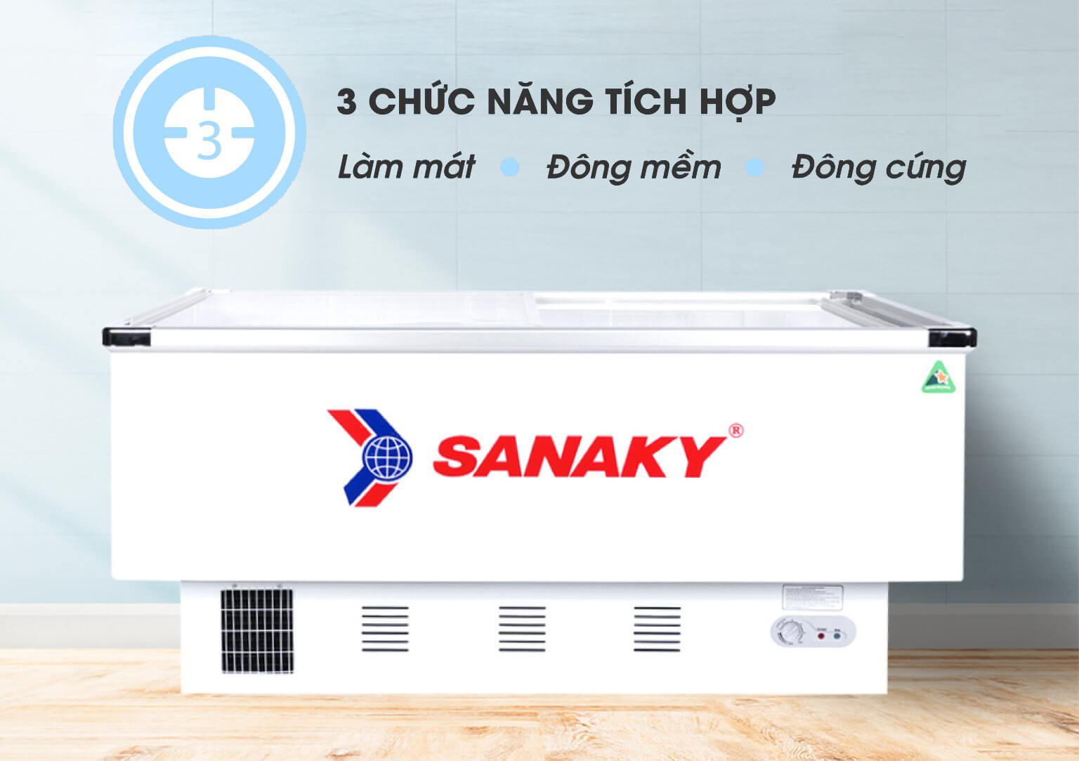 Tủ đông Sanaky VH-999K 516 lít